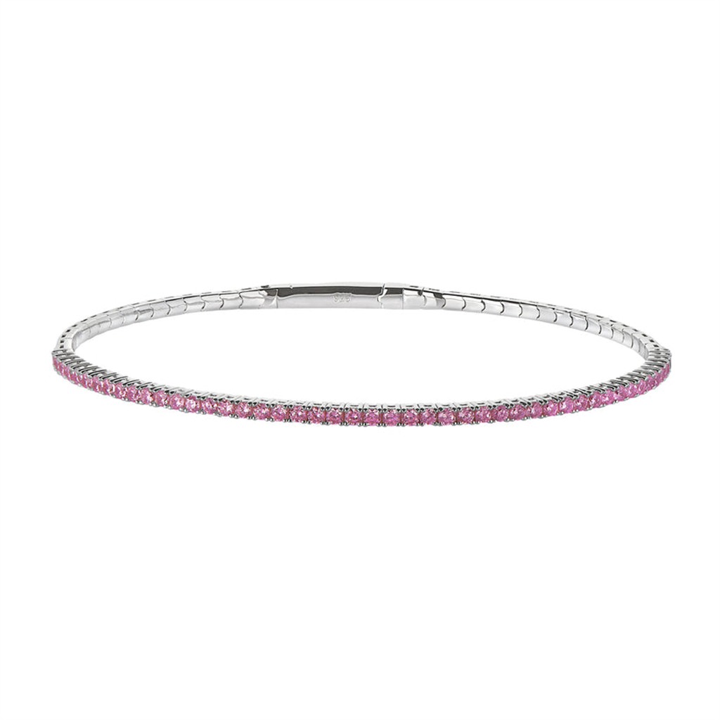 ★rosemont★ SILVER bracelet (October birthstone) RC0350 Beginnings October Birthstone Bracelet - Silver/Rose Pink