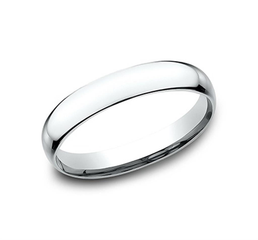 14K White Gold 3mm Super Light Comfort Fit Wedding Band– Jewelers