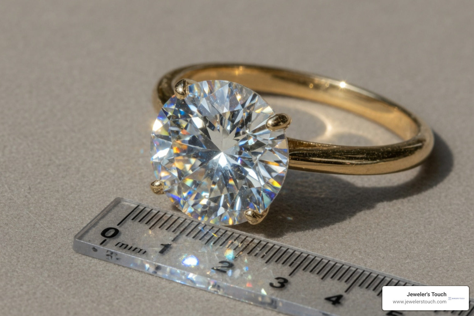 How Big Is a One Carat Ring in Millimeters