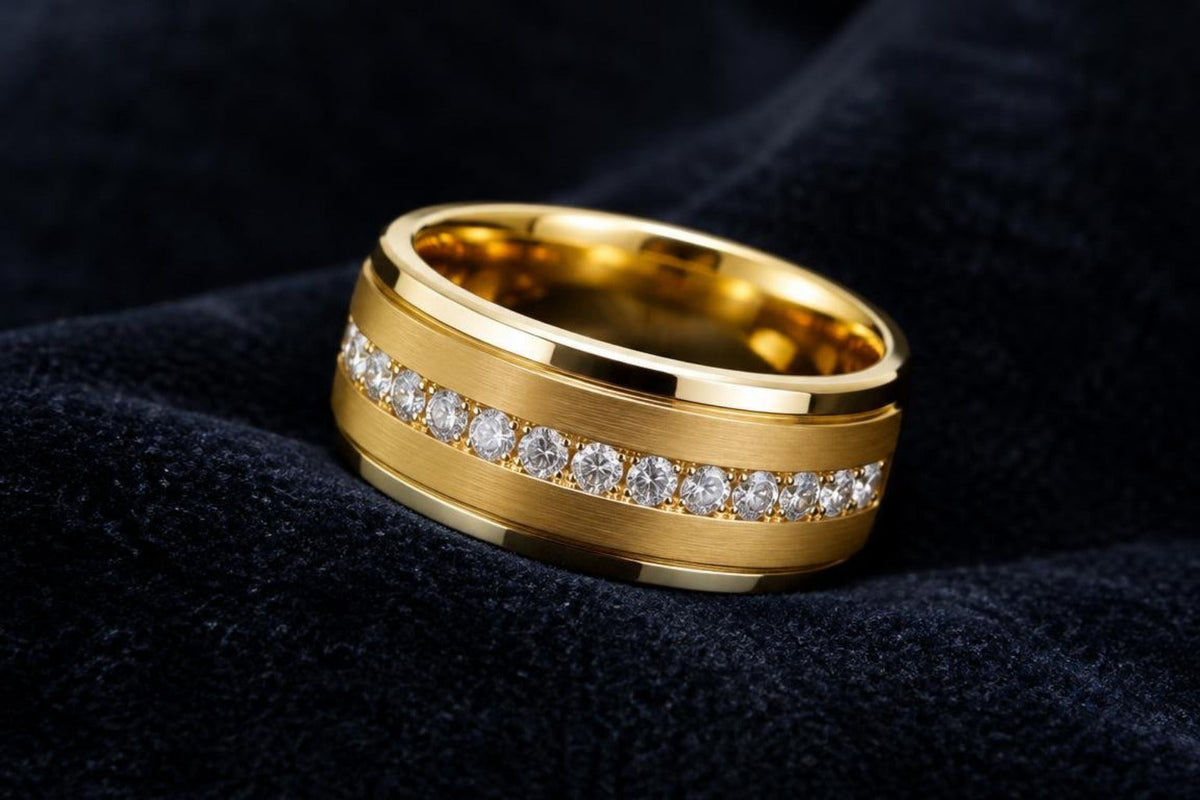 Men's Gold Diamond Rings: Metal Karats, Setting Types, and Everyday Wear