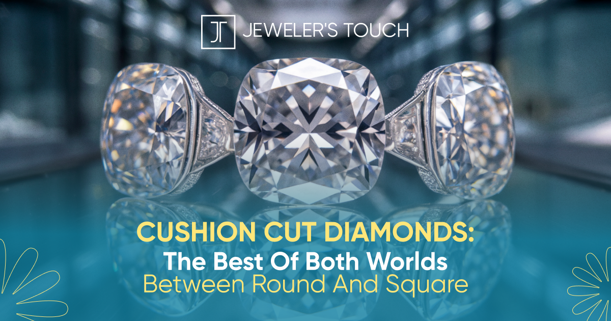 cushion cut diamond ring