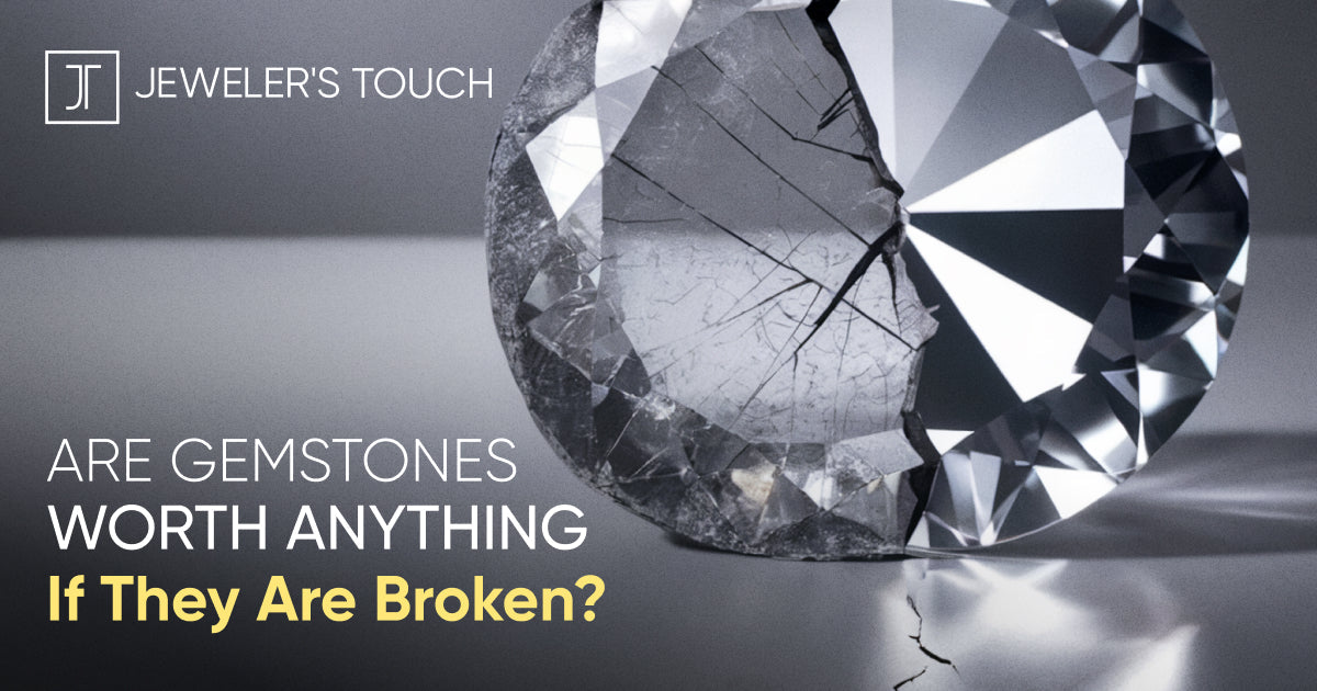 Value of chipped or cracked gemstones
