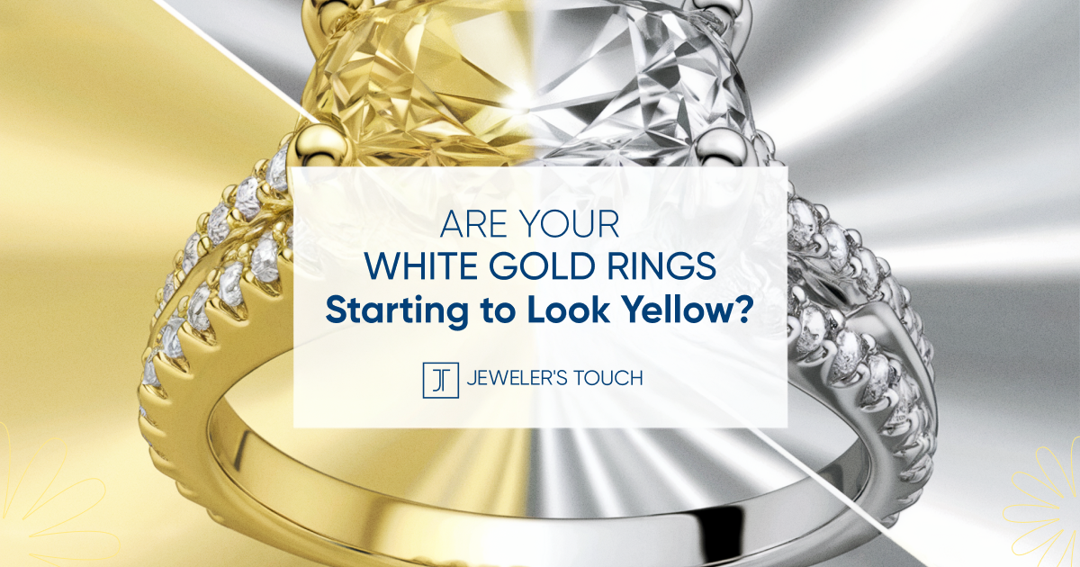 White gold discoloration
