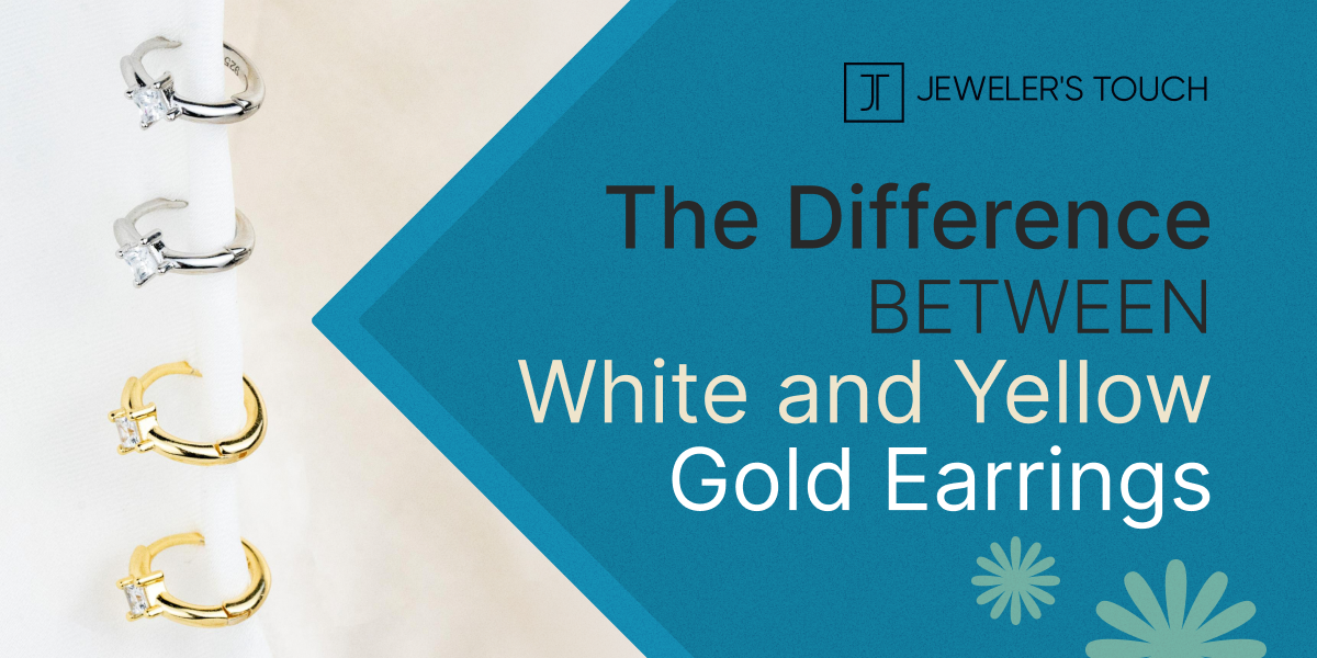 The Difference Between White and Yellow Gold Earrings