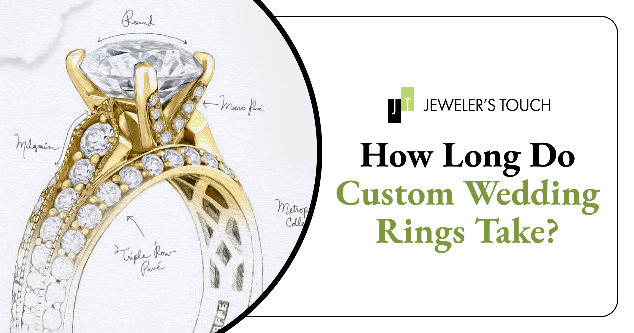 HOW LONG DO CUSTOM WEDDING RINGS TAKE?