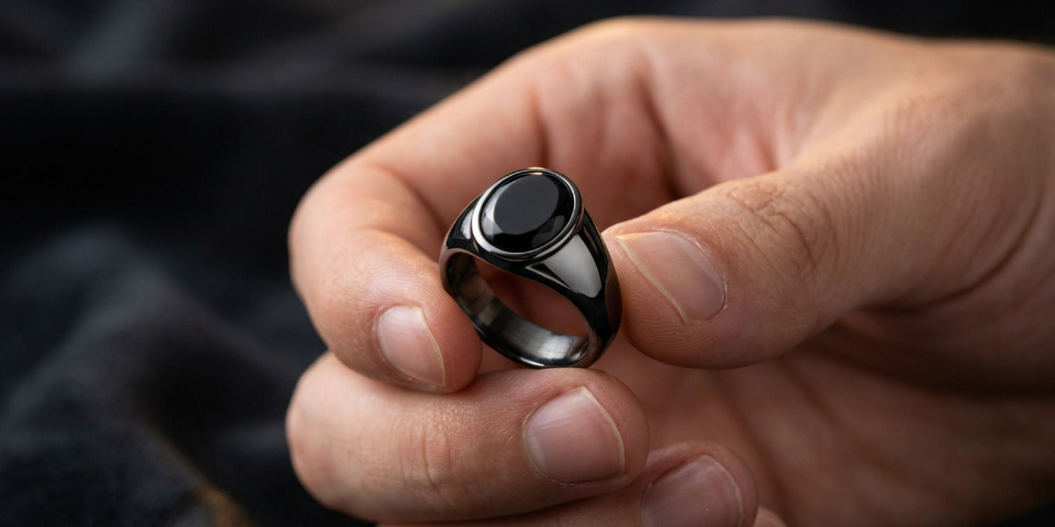 Back in Black: How to Choose the Perfect Black Onyx Wedding Ring