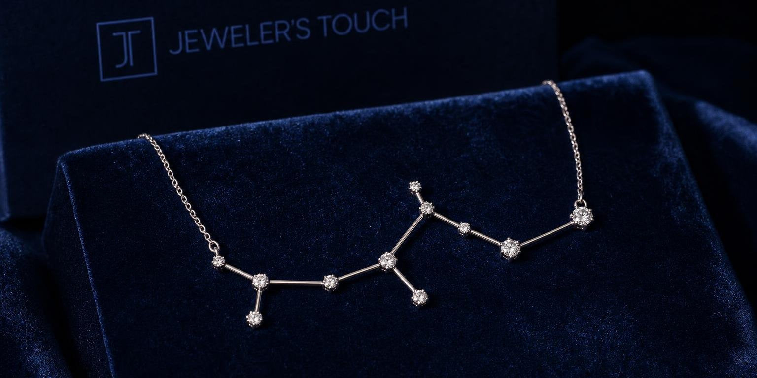 Shine Like the Night Sky with a Diamond Constellation Necklace