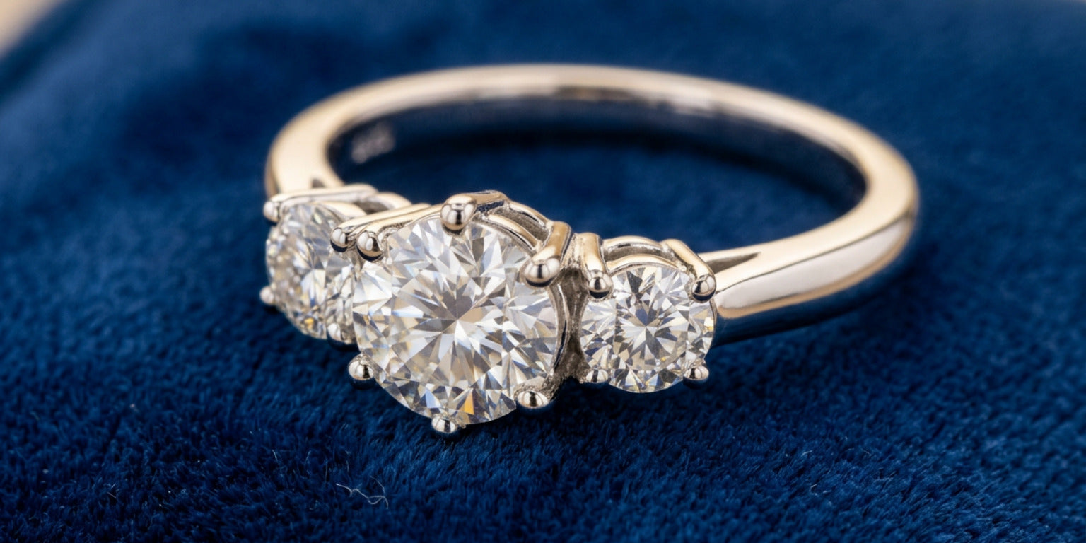 The Ultimate Guide to 3 Stone Ring Mountings