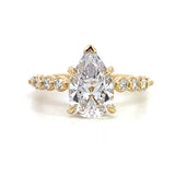 14K Yellow Gold Kim Hidden Halo Engagement Ring