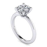 14K White Gold Ali Round Diamond Engagement Ring