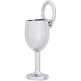 Sterling Silver Wine Glass Charm