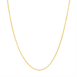 14K Yellow Gold 18 Inches Box Chain