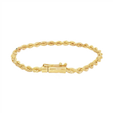 JT ESTATE 14K Yellow Gold Rope Bracelet