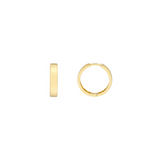 14K Yellow Gold Small Hoop Earrings