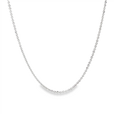 14K White Gold 16 Inches Rolo Chain