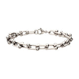 Stainless Steel Nodal Link Chain Bracelet