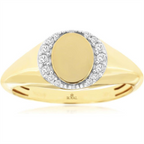 14K Yellow And White Gold Contemporary Natural Diamonds Ring