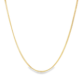 JT ESTATE 18K Yellow Gold 20 Inches Curb Chain