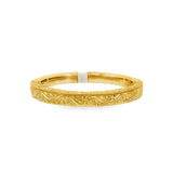 18K Yellow Gold Straight Band