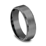 Tantalum 7mm Brushed Finish Straight Wedding Band