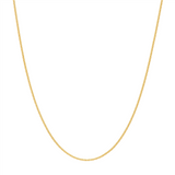 10K Yellow Gold 16 Inches Cable Chain