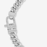 Silver Overlay 6.8Mm 'Julian' Cubic Zirconia Cuban Chain