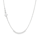 JT ESTATE Sterling Silver 18 Inch Twisted Box Chain