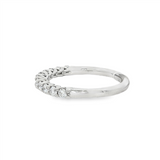 14K White Gold Classic Natural Diamonds Band
