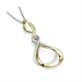 18K Yellow Gold Vermeil Venice Dangle Pendant
