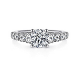 14K White Gold Taylor Round Diamond Engagement Ring