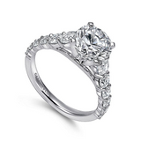 14K White Gold Taylor Round Diamond Engagement Ring