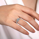 14K White Gold Taylor Round Diamond Engagement Ring