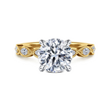 14K Yellow And White Gold Claudia Modern Engagement Ring