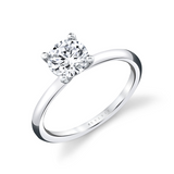14K White Gold Amelia Solitaire Engagement Ring