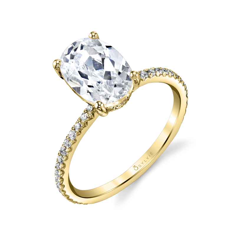 14K Yellow Gold Maryam Classic Diamond Engagement Ring