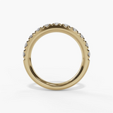 14K Yellow Gold Classic Natural Diamonds Band
