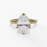 14K Yellow Gold Solitaire Ring