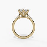 14K Yellow Gold Solitaire Ring