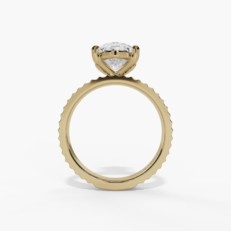 14K Yellow Gold Solitaire Ring