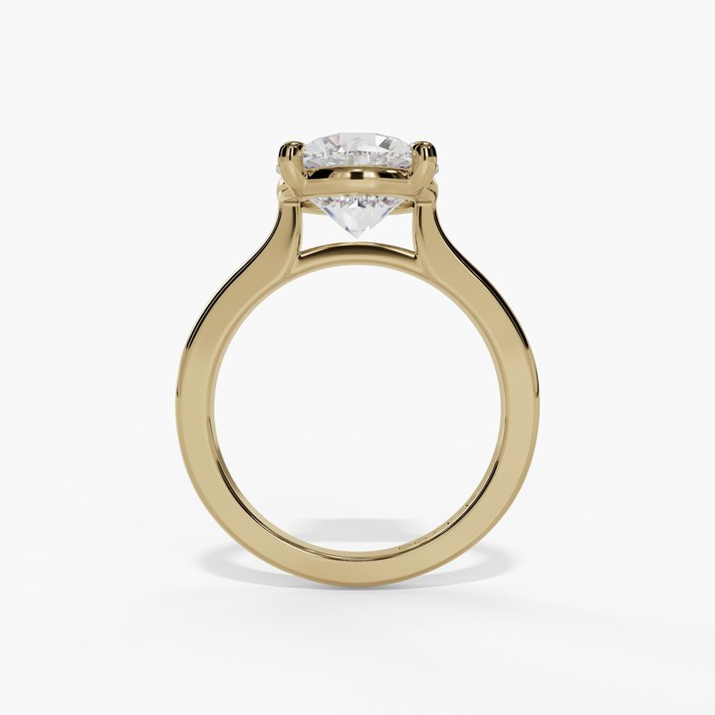 14K Yellow Gold Solitaire Ring