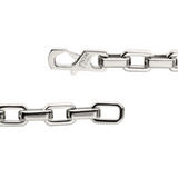 6mm Polished Finish Stainless Steel Paperclip Chain Bracelet