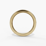 14K Yellow Gold Contemporary Natural Diamonds Band