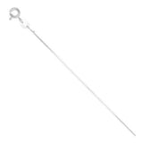14K White Gold 18 Inches Box Chain