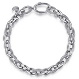 Sterling Silver Bujukan Fancy Link Bracelet
