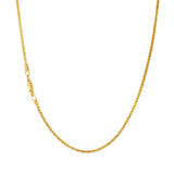 JT ESTATE 14K Yellow Gold 16 Inch Round Popcorn Chain