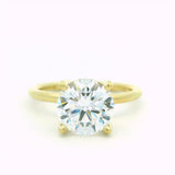 14K Yellow Gold 'Fawn' Solitaire Ring