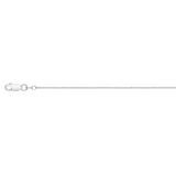 Sterling Silver 18 Inches Cable Chain