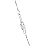 December Birthstone Sterling Silver Blue Topaz Halo Pendant