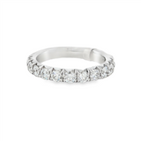 14K White Gold Classic Natural Diamonds Band