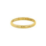 JT ESTATE 14K Yellow Gold 3mm Straight Band